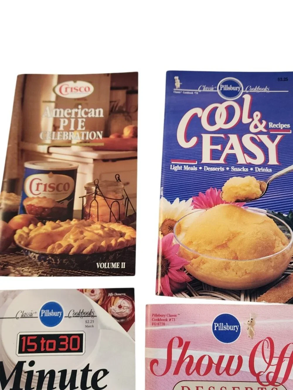 Pillsbury Classic Cookbooks lot of 12 baking soups cookies Minute Meals
